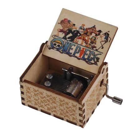 Wooden Hand Cranked Lightweight Music Box | WEEBSTER | One Piece