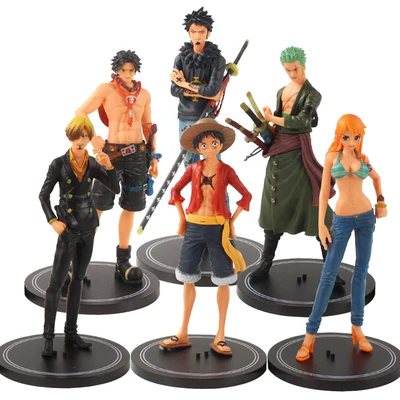 One Piece Set Of 6 Figurine | WEEBSTER | One Piece