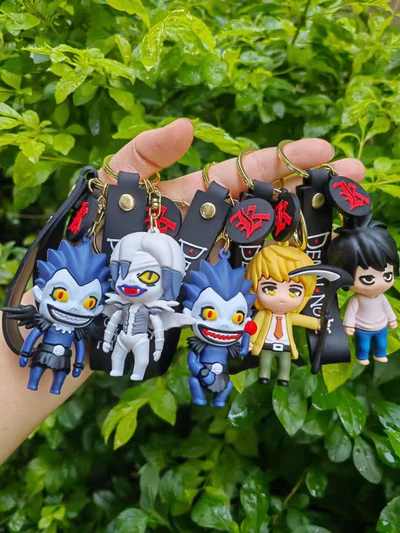 Death Note SET OF 5 Keyrings