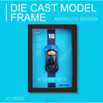 Bugatti Veyron 3D Die-Cast Model Frame – Speed, Style & Status on Display